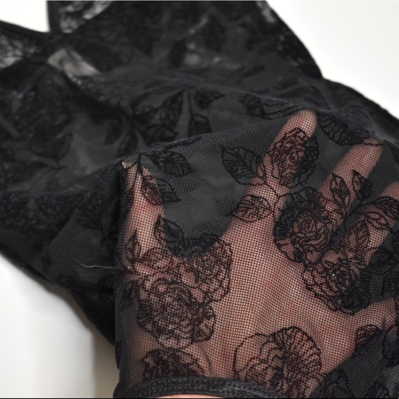 American Apparel Sheer Mesh Bodysuit